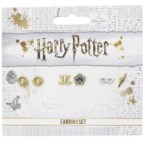 Harry Potter – Set di orecchini – Cioccorana – Occhiali e saetta – Giratempo – Harry Potter