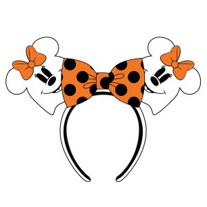 Loungefly Disney Ghost Minnie Glow In The Dark Cosplay Headband – GLOWS IN THE DARK