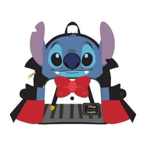 Loungefly Disney Vampire Stitch Bow Tie Mini Backpack