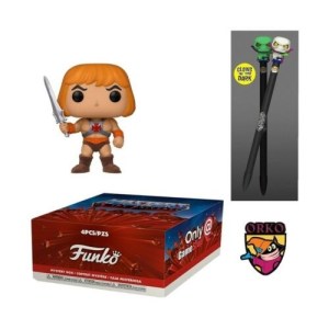FUNKO POP! Masters of the Universe – He-Man Flocked Exclusive Box – 3 pezzi
