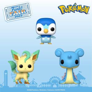 Bundle 3 Funko pop Pokemon: Leafeon – Lapras – Piplup
