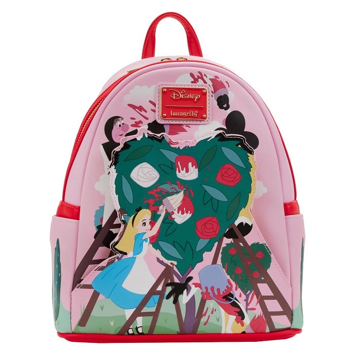 Loungefly Disney Alice Painting Roses Backpack